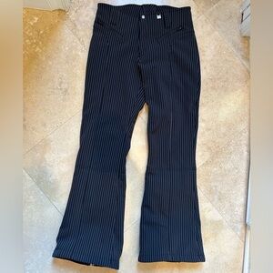 Nils Black Pinstripe Snow Pants